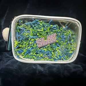 ✨✨ Custom Clear Makeup Bag +Chapstick holder. Slay the day with this awesome 🛍️